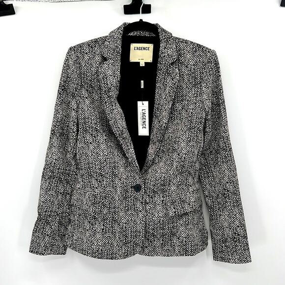 L'AGENCE Chamberlain Black and white Blazer - 2 - New with tags